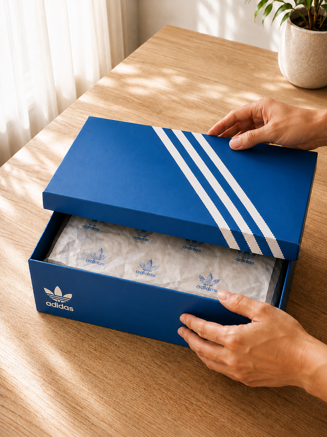 Receiving your sourced sneakers at home